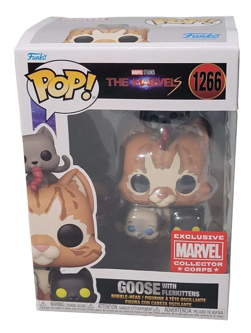Funko Pop! Vinyl: Marvel - Goose with Flerkittens - Amazon (Exclusive) #1266